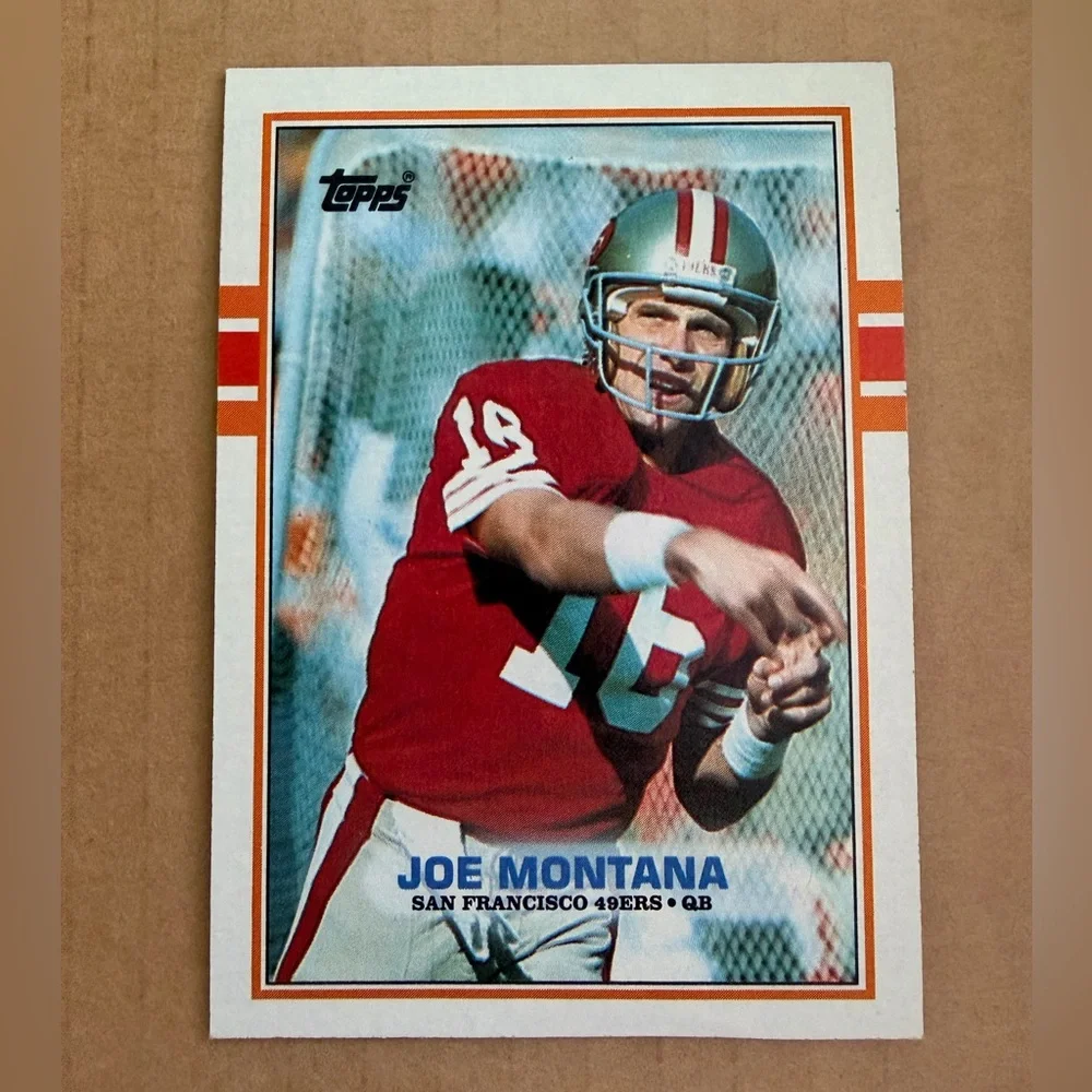 1989 Topps Joe Montana #12 Sports Card - Picture 2 of 4